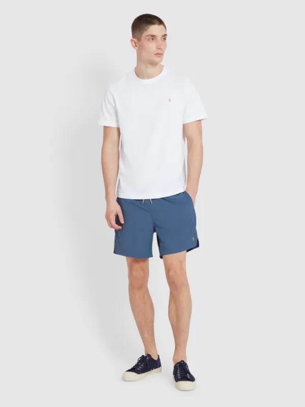 Colbert Swim Shorts In Cold Metal sold by Farah