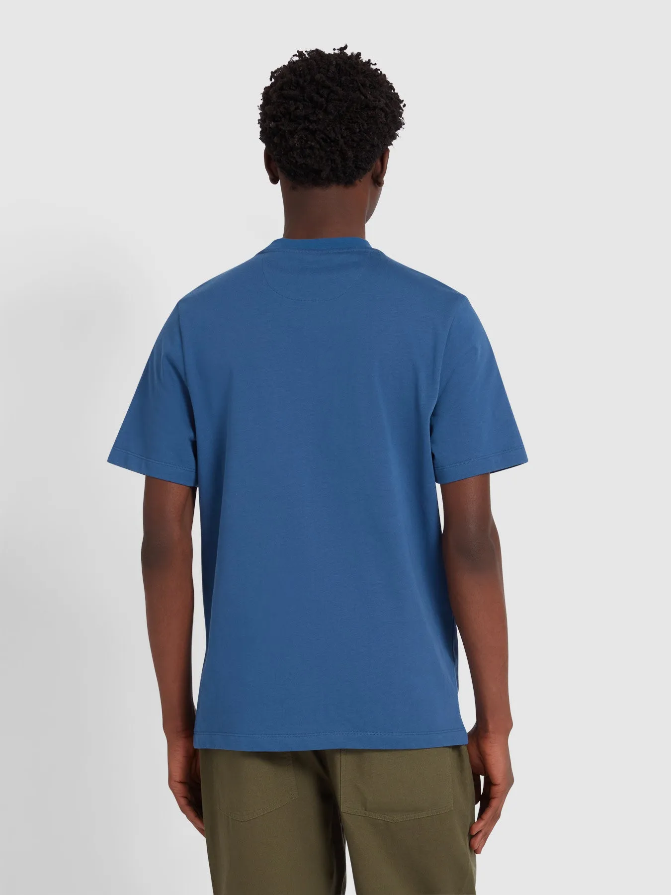 Stacy Embroidered Pocket T-Shirt In Cold Metal sold by Farah product image thumbnail 3