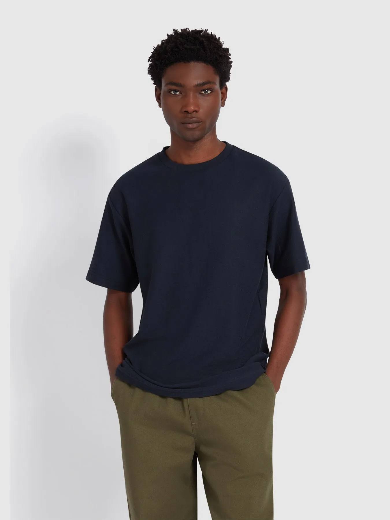 Ashcombe T-Shirt In True Navy sold by Farah