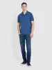 Purdy Tipped Collar Polo Shirt In Cold Metal sold by Farah