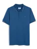 Purdy Tipped Collar Polo Shirt In Cold Metal sold by Farah