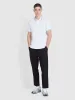 Purdy Tipped Collar Polo Shirt In White sold by Farah