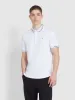 Purdy Tipped Collar Polo Shirt In White sold by Farah