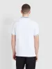 Purdy Tipped Collar Polo Shirt In White sold by Farah