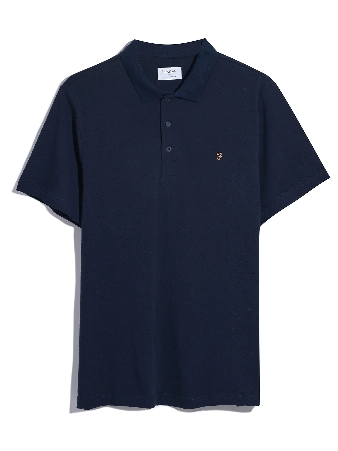 Maddams Polo Shirt In True Navy sold by Farah product image thumbnail 5