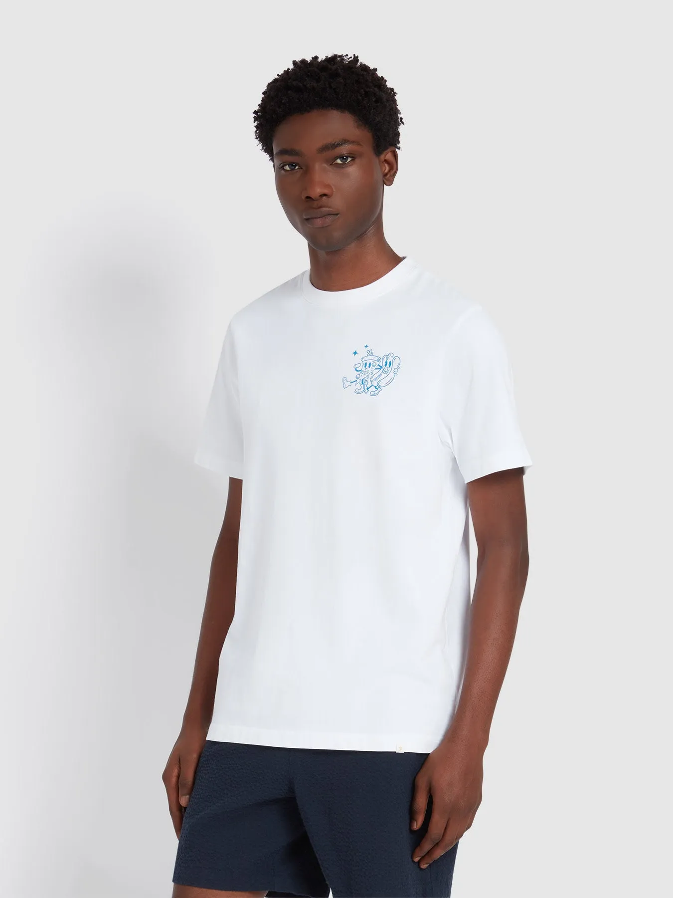 Limscott Graphic T-Shirt In White sold by Farah product image thumbnail 2