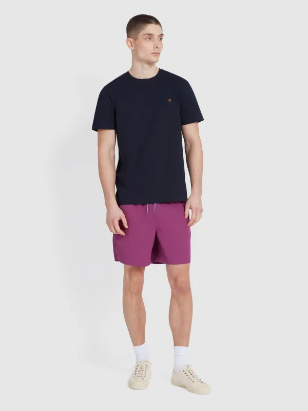 Colbert Swim Shorts In Mulberry sold by Farah