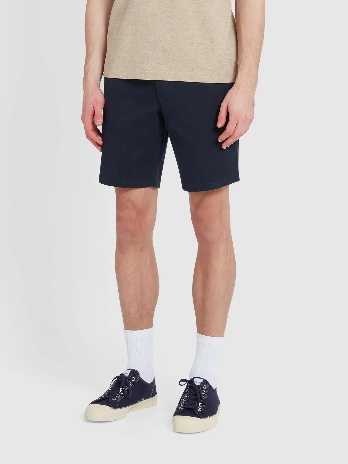 Hawk Chino Shorts In True Navy sold by Farah product image thumbnail 2