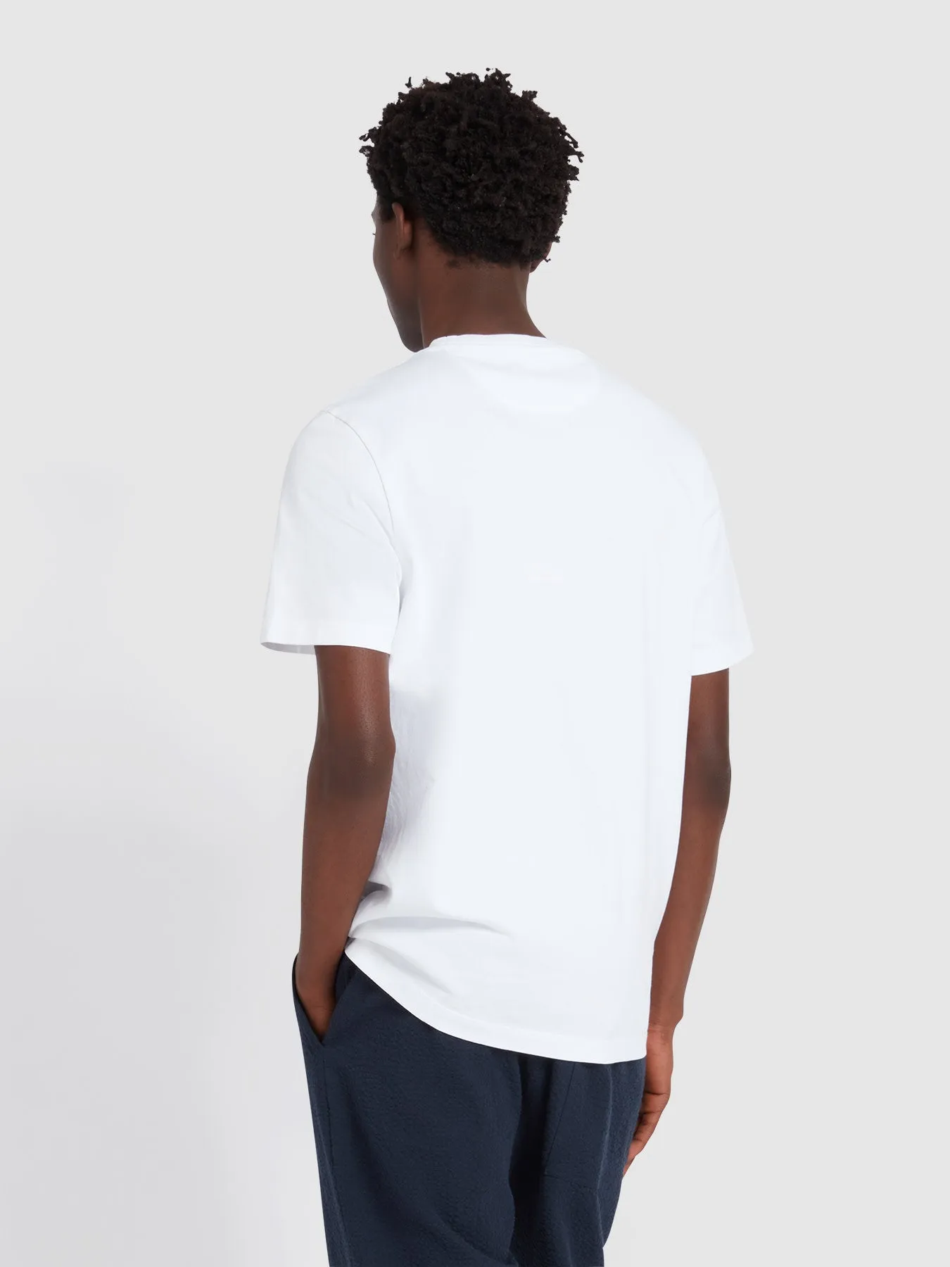 Devon Graphic T-Shirt In White sold by Farah product image thumbnail 3