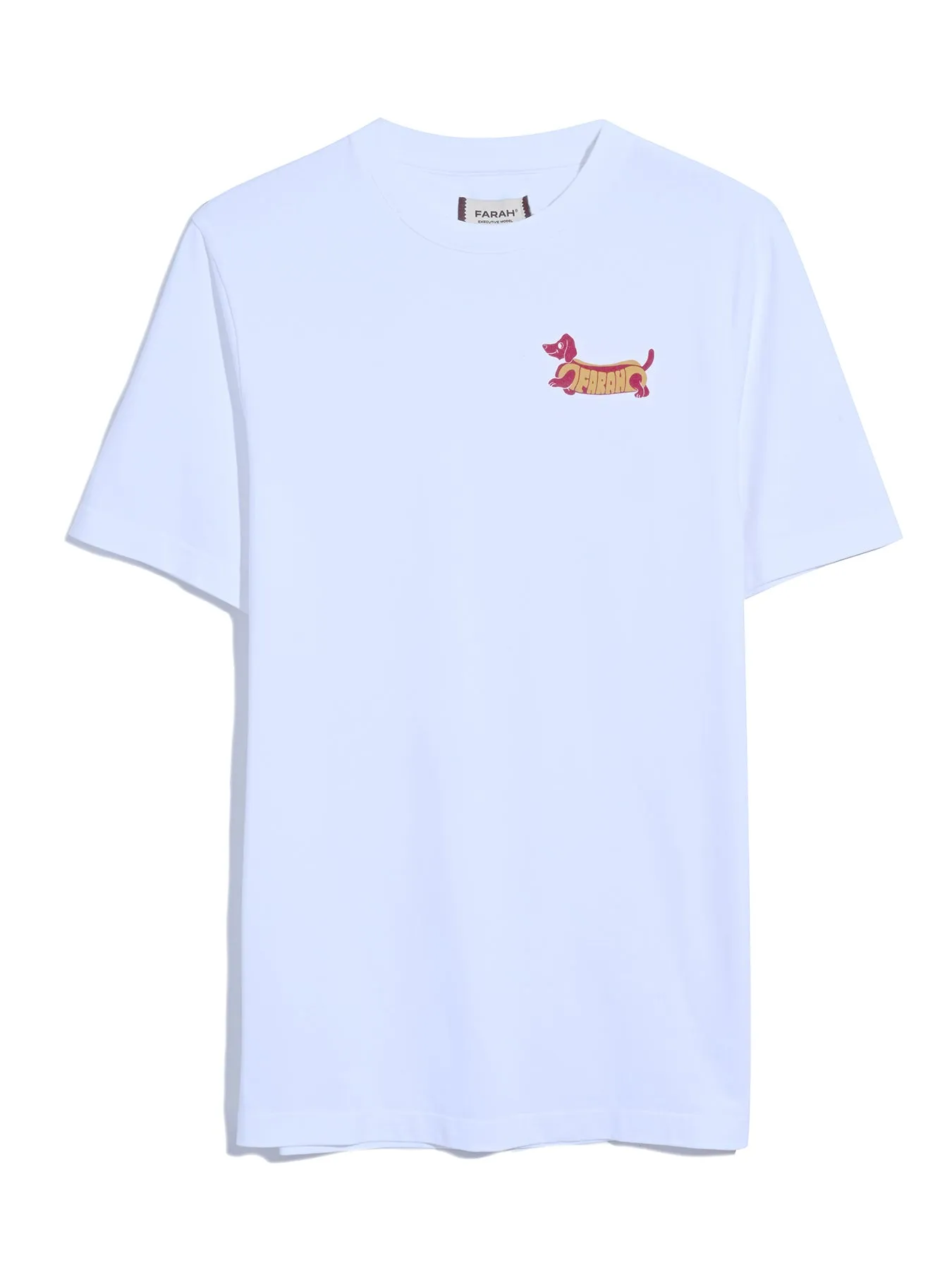 Devon Graphic T-Shirt In White sold by Farah product image thumbnail 5