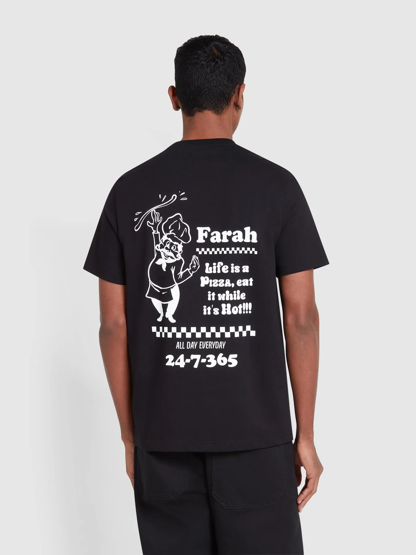 Powis Graphic T-Shirt In Black sold by Farah product image thumbnail 4