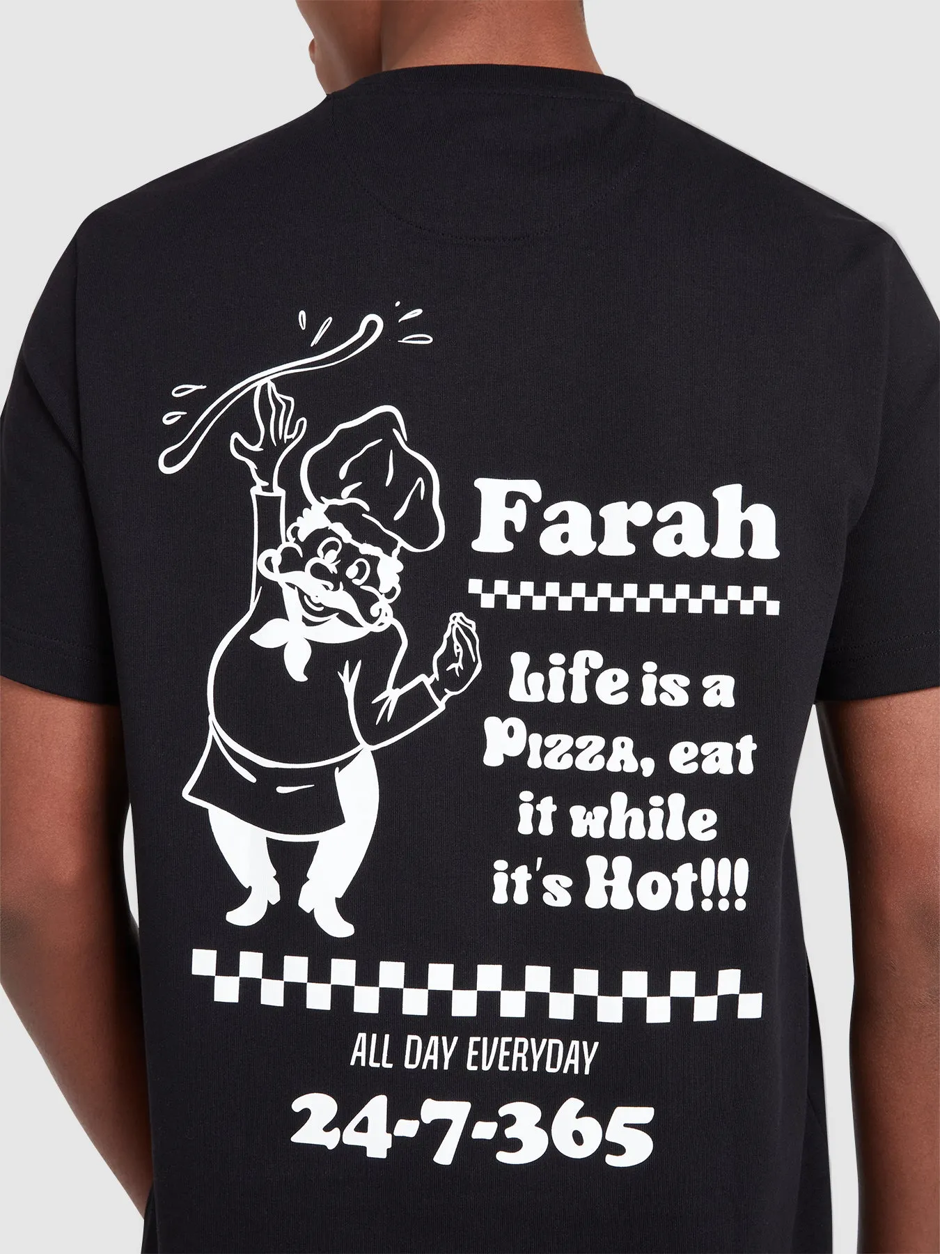 Powis Graphic T-Shirt In Black sold by Farah product image thumbnail 5