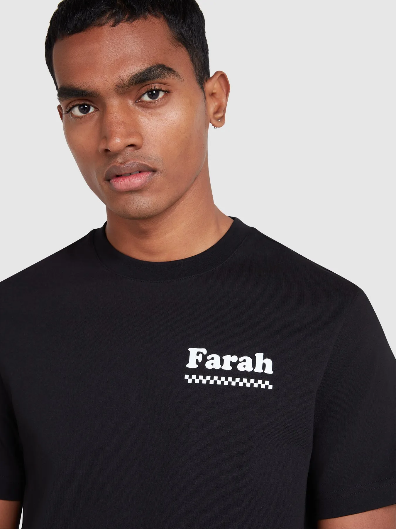 Powis Graphic T-Shirt In Black sold by Farah product image thumbnail 3