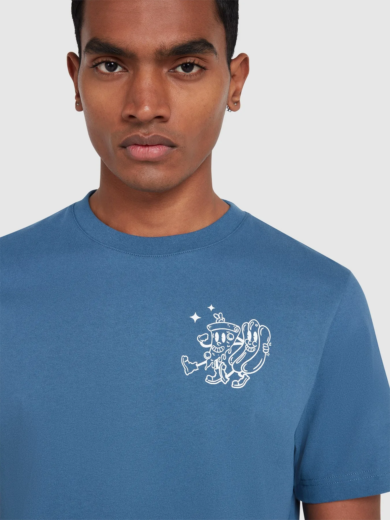 Limscott Graphic T-Shirt In Cold Metal sold by Farah product image thumbnail 3