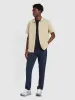 Norwood Regular Fit Heavy Hopsack Trousers In Ink Navy sold by Farah
