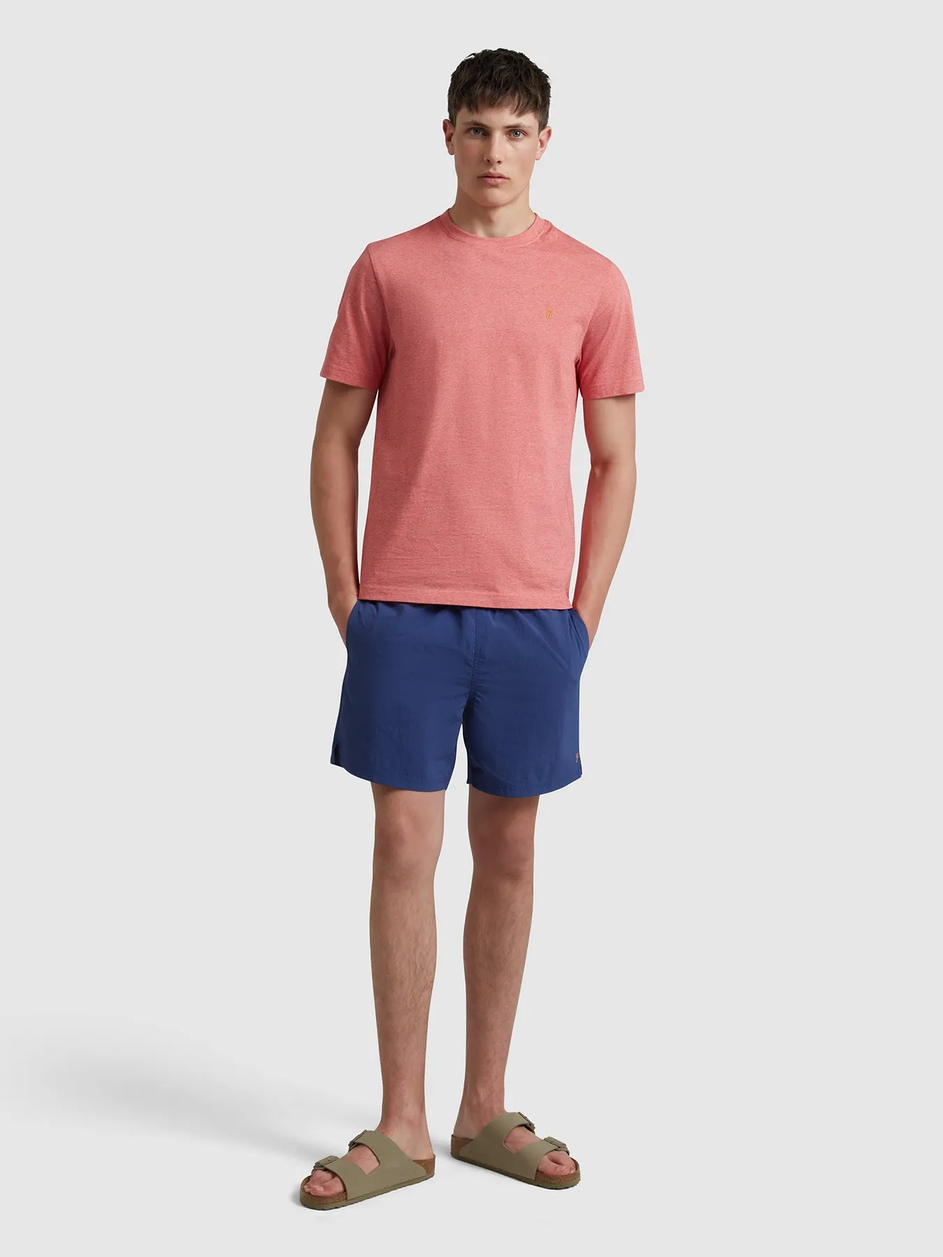 Colbert Swim Shorts In Sigil Blue sold by Farah