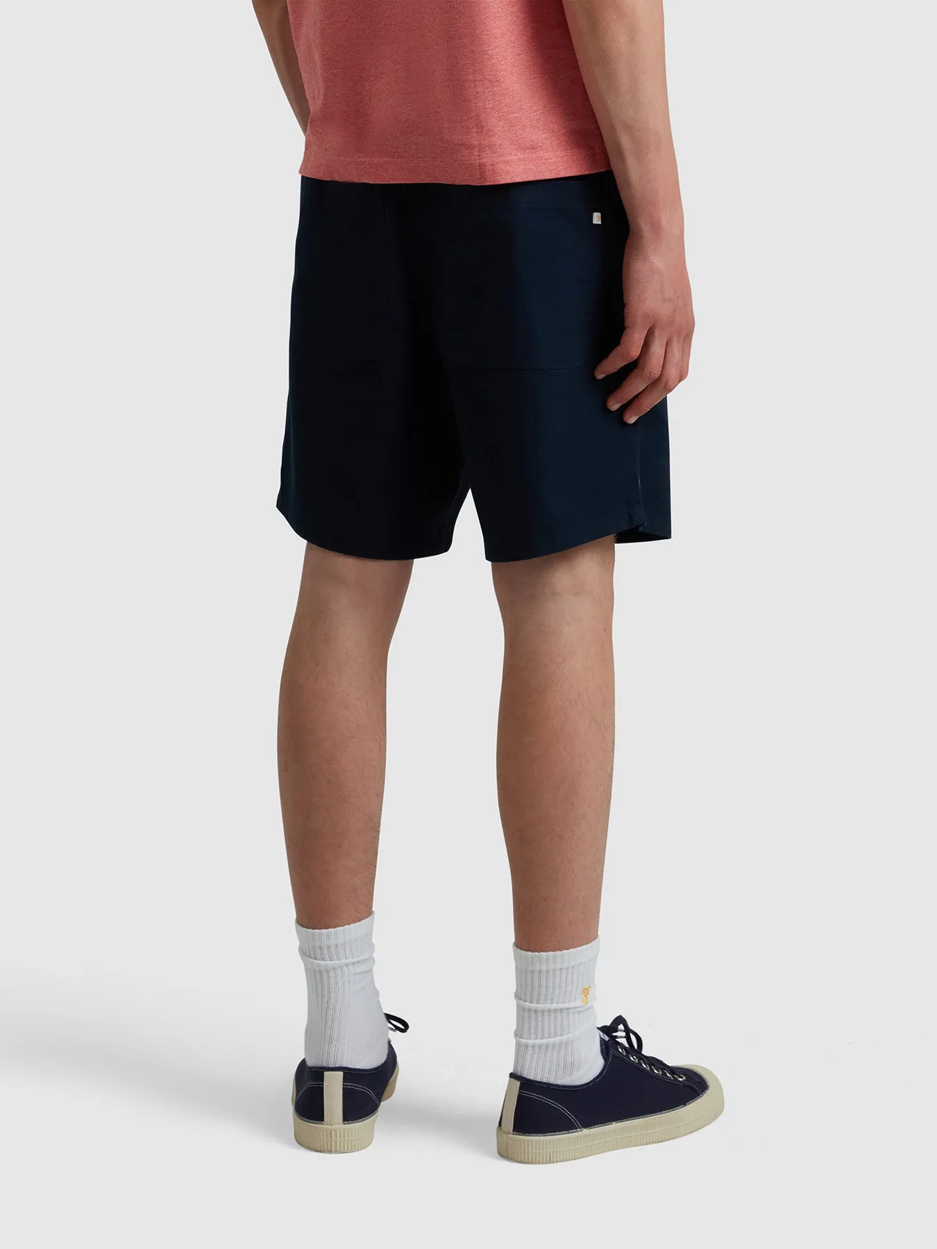 Sepel Canvas Shorts In True Navy sold by Farah product image thumbnail 3