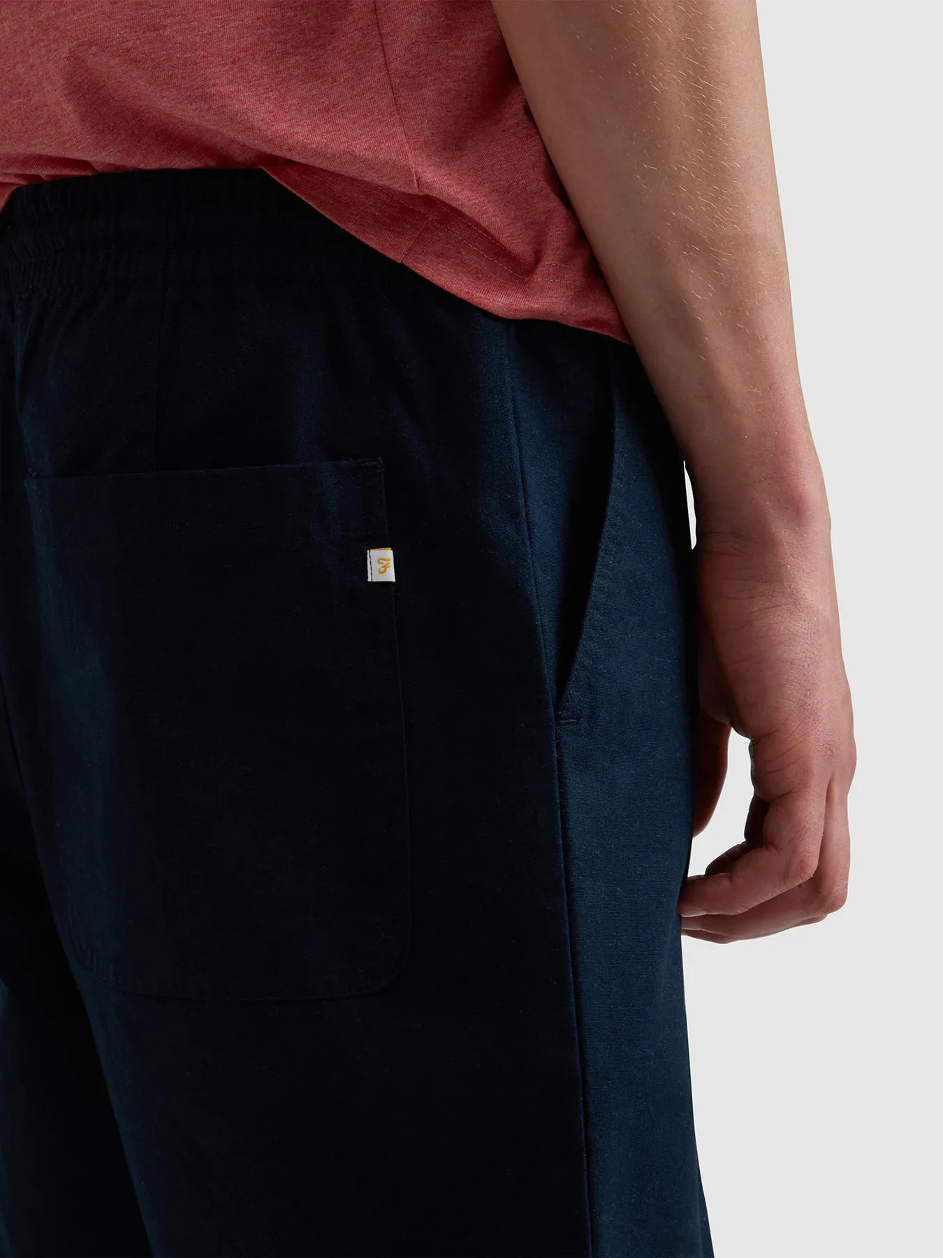Sepel Canvas Shorts In True Navy sold by Farah product image thumbnail 4