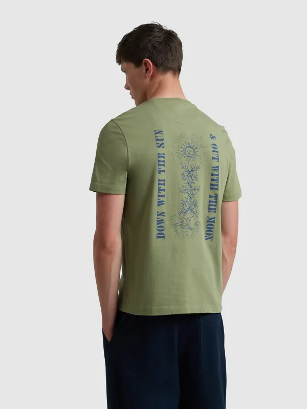 Bulford Graphic T-Shirt In Rocket Green sold by Farah