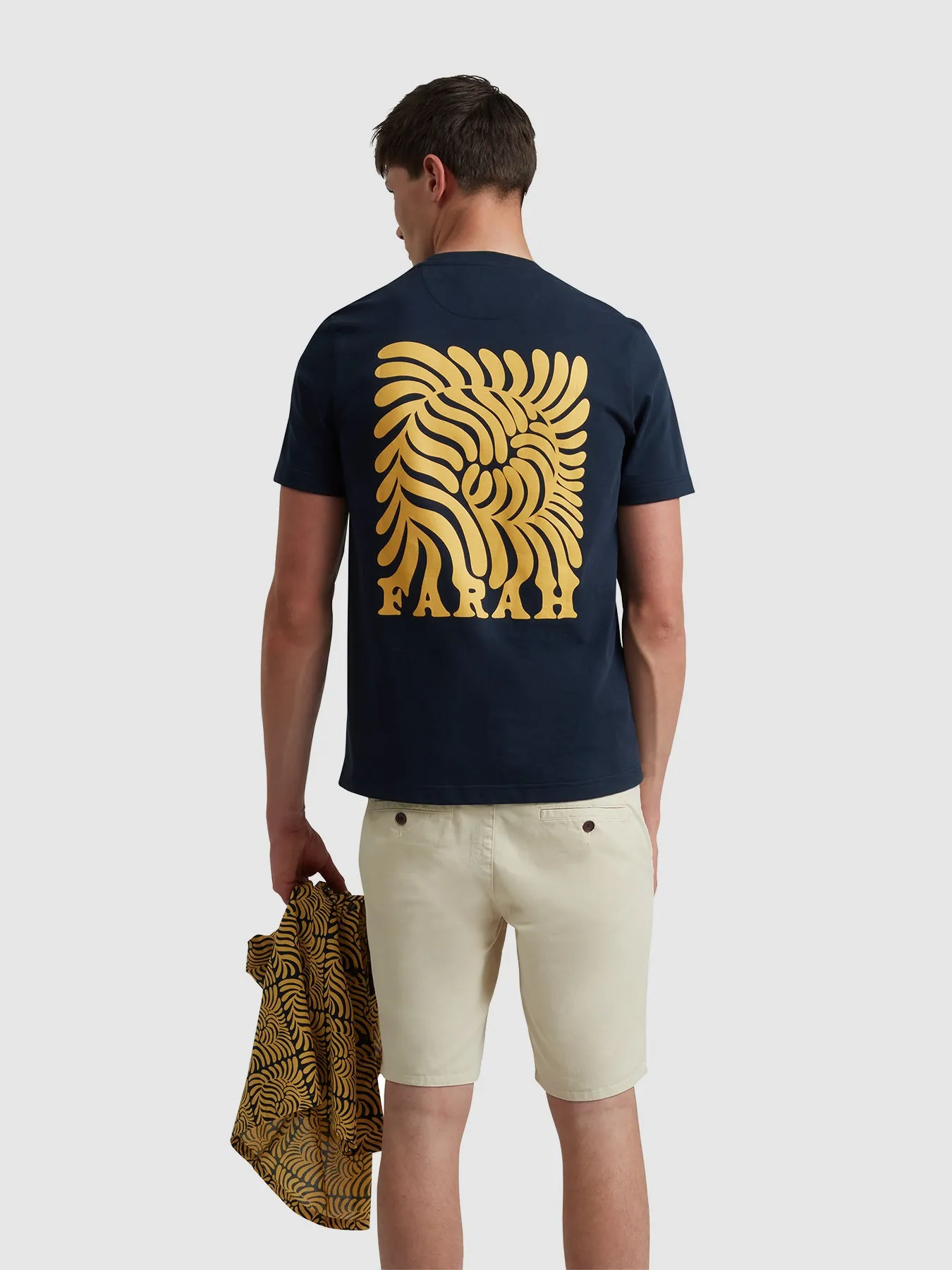 Amesbury Graphic T-Shirt In True Navy sold by Farah product image thumbnail 3