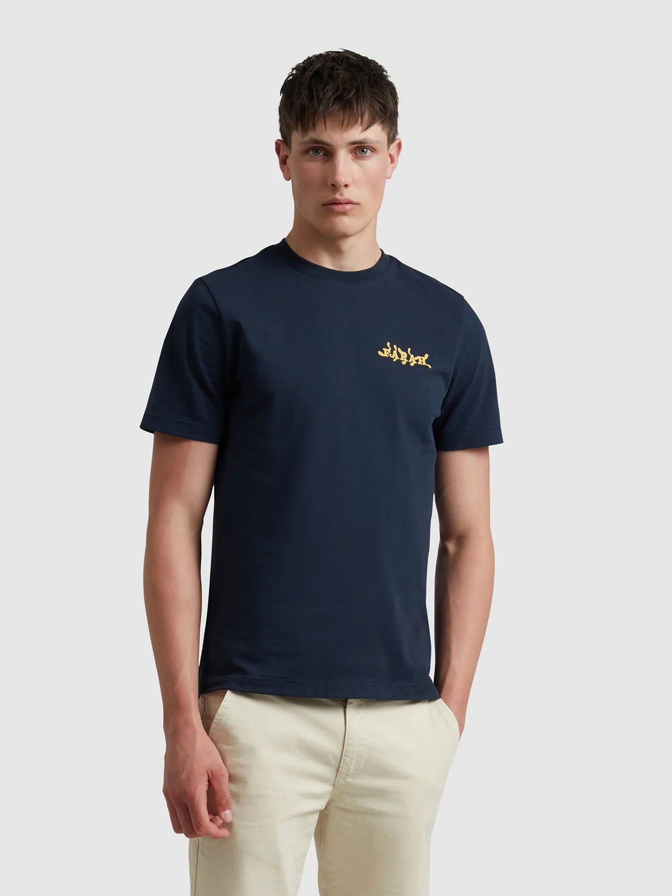 Amesbury Graphic T-Shirt In True Navy sold by Farah product image thumbnail 2