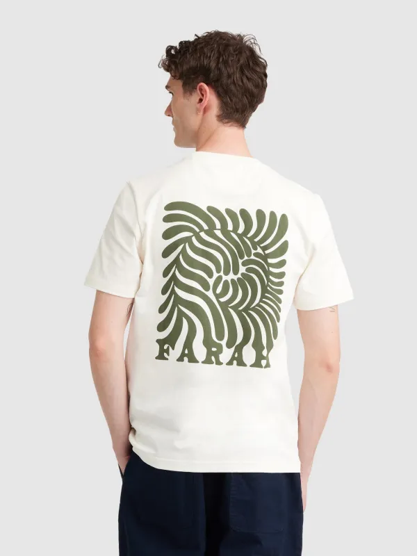 Amesbury Graphic T-Shirt In Ecru sold by Farah