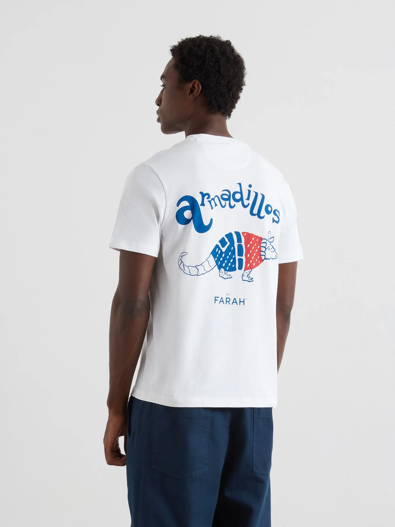 Southey Graphic T-Shirt In White sold by Farah product image thumbnail 3
