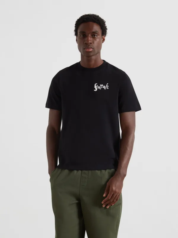 Southey Graphic T-Shirt In Black sold by Farah