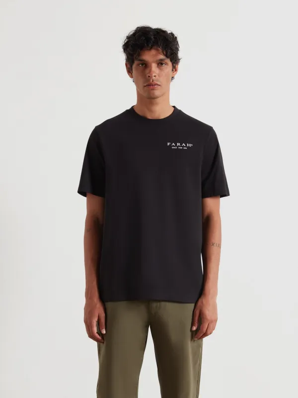 Lansdown Graphic T-Shirt In Black sold by Farah