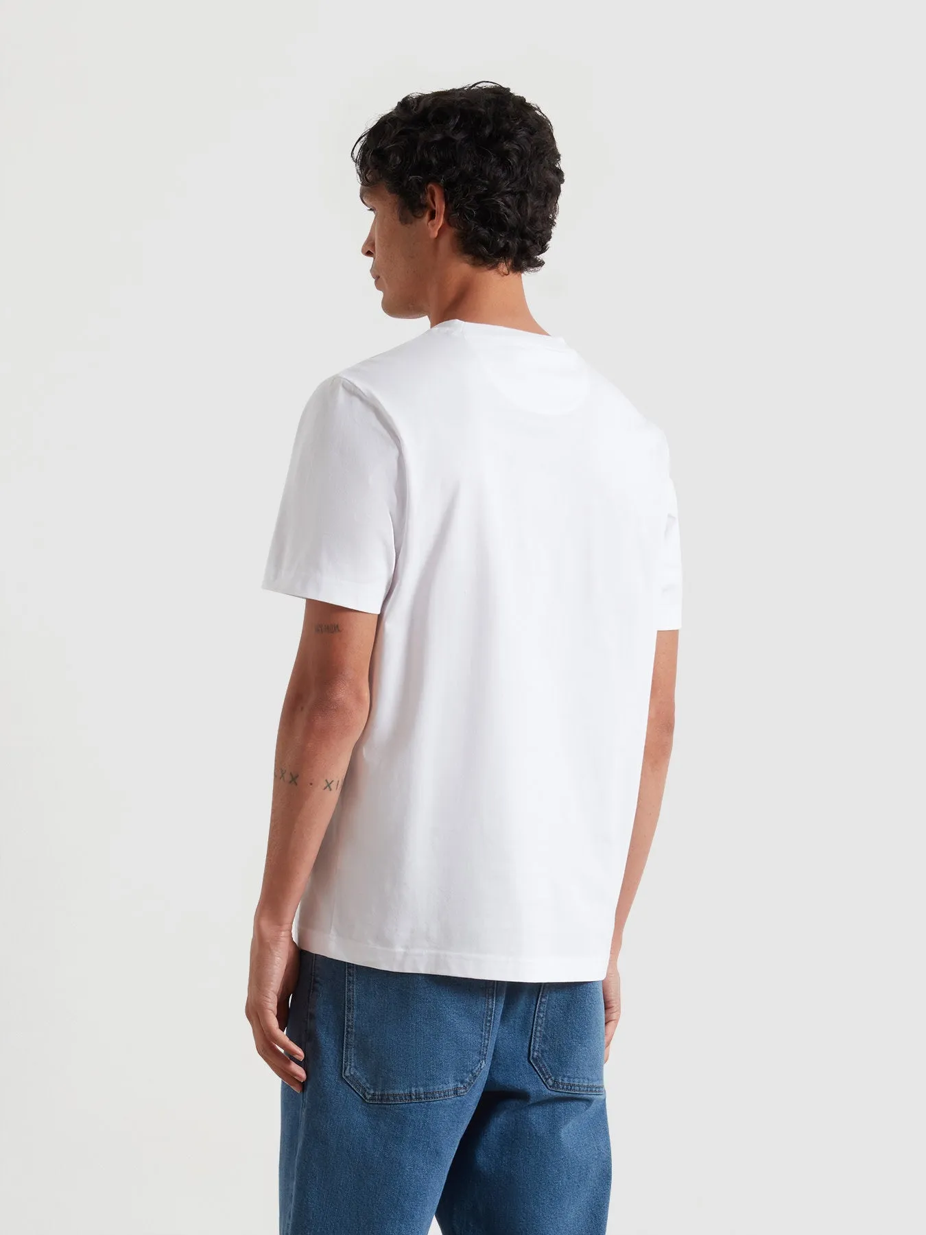 Lansdown Graphic T-Shirt In White sold by Farah product image thumbnail 3