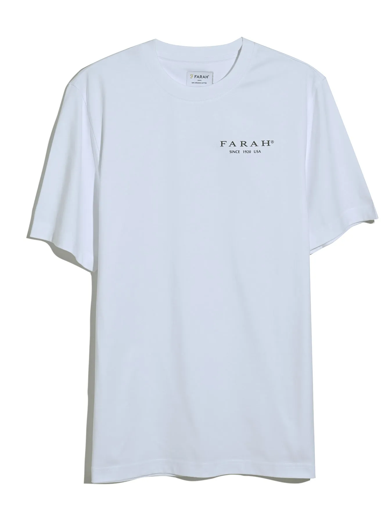 Lansdown Graphic T-Shirt In White sold by Farah product image thumbnail 5