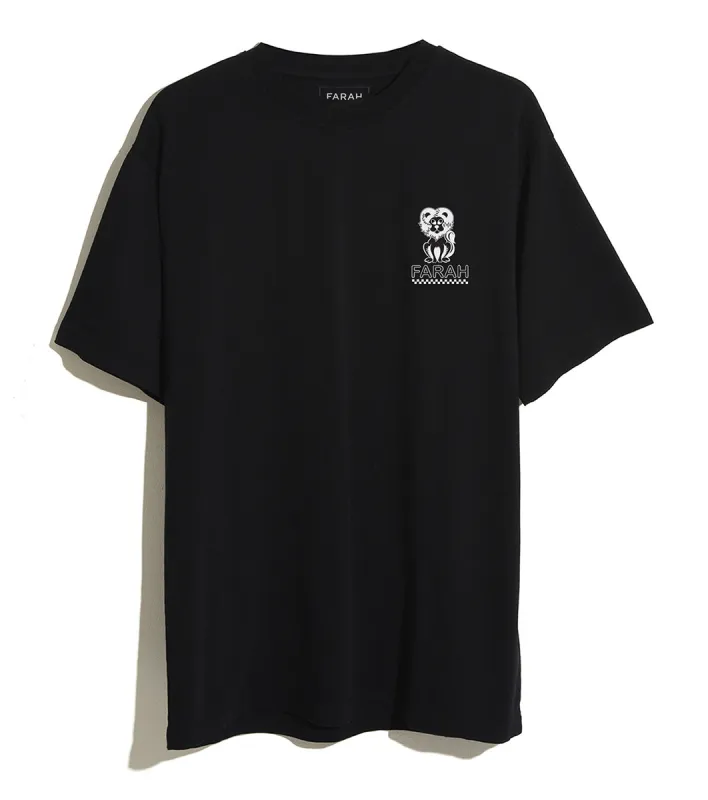 Harker Graphic T-Shirt In Black sold by Farah