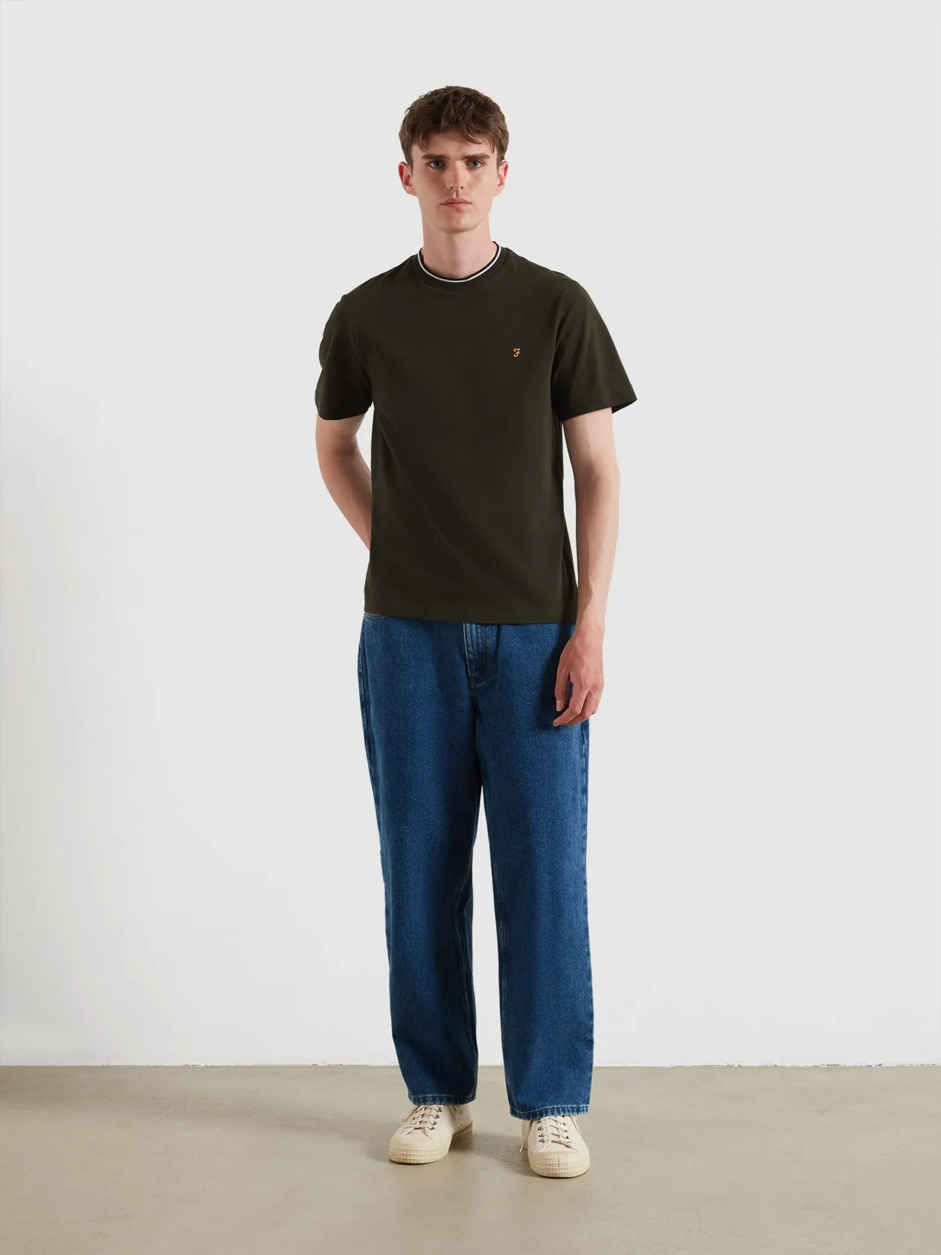 Greenport Loose Fit Jeans In Vintage Wash sold by Farah