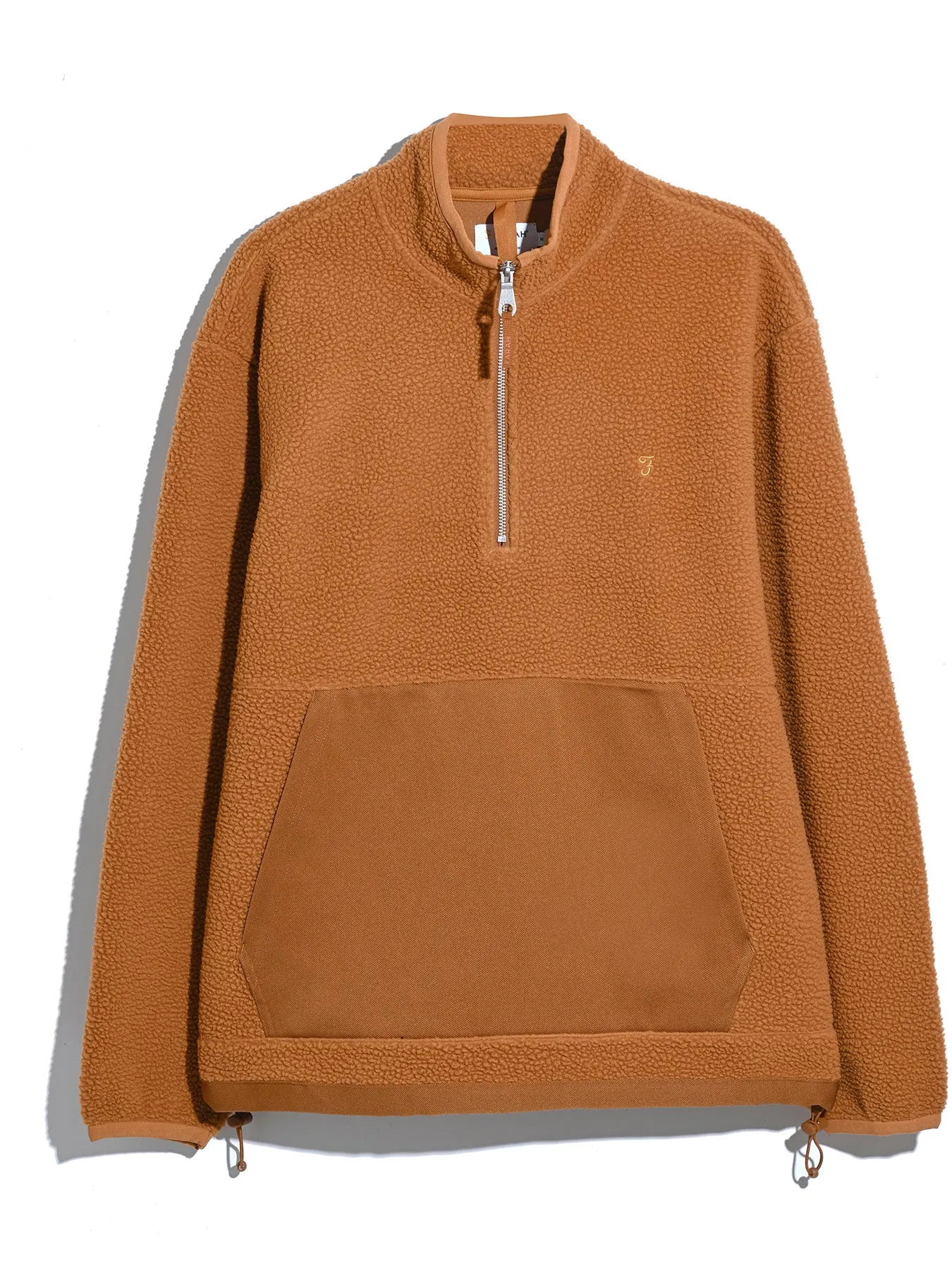 Mews Fleece In Burnt Ochre sold by Farah product image thumbnail 5