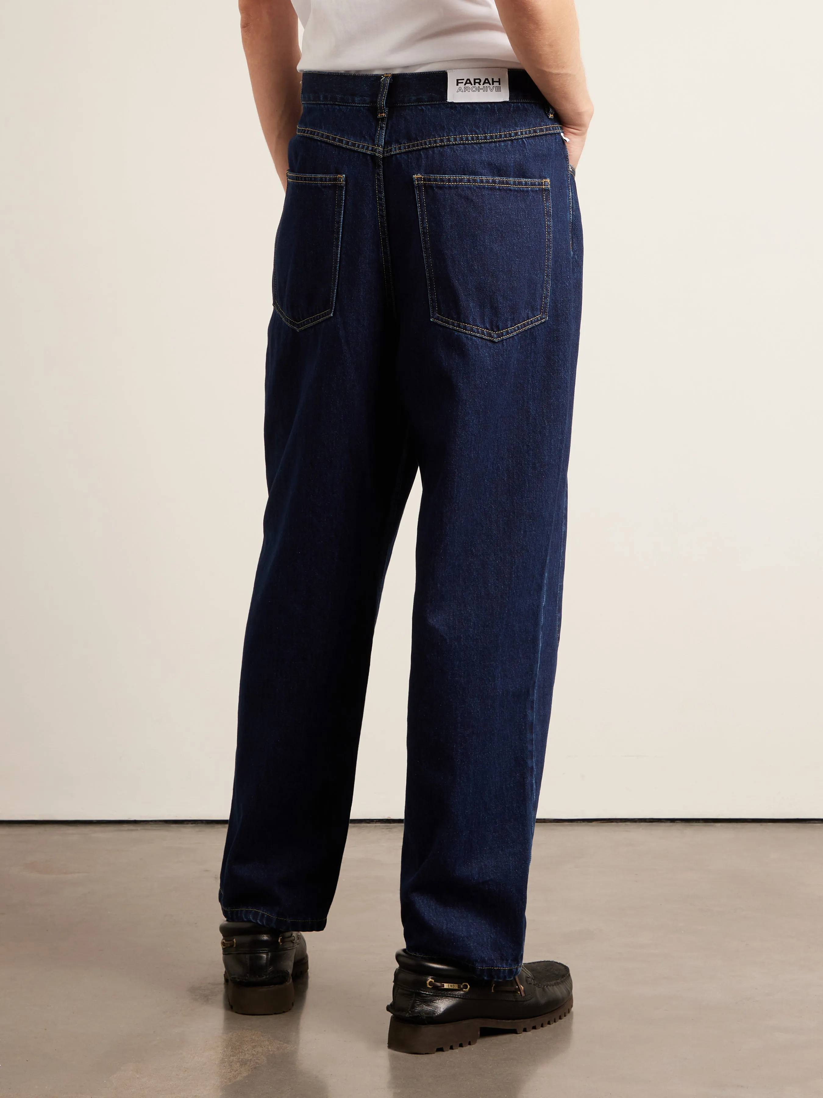 Sambrano Archive Reinforced Jeans In Mid Denim sold by Farah product image thumbnail 3