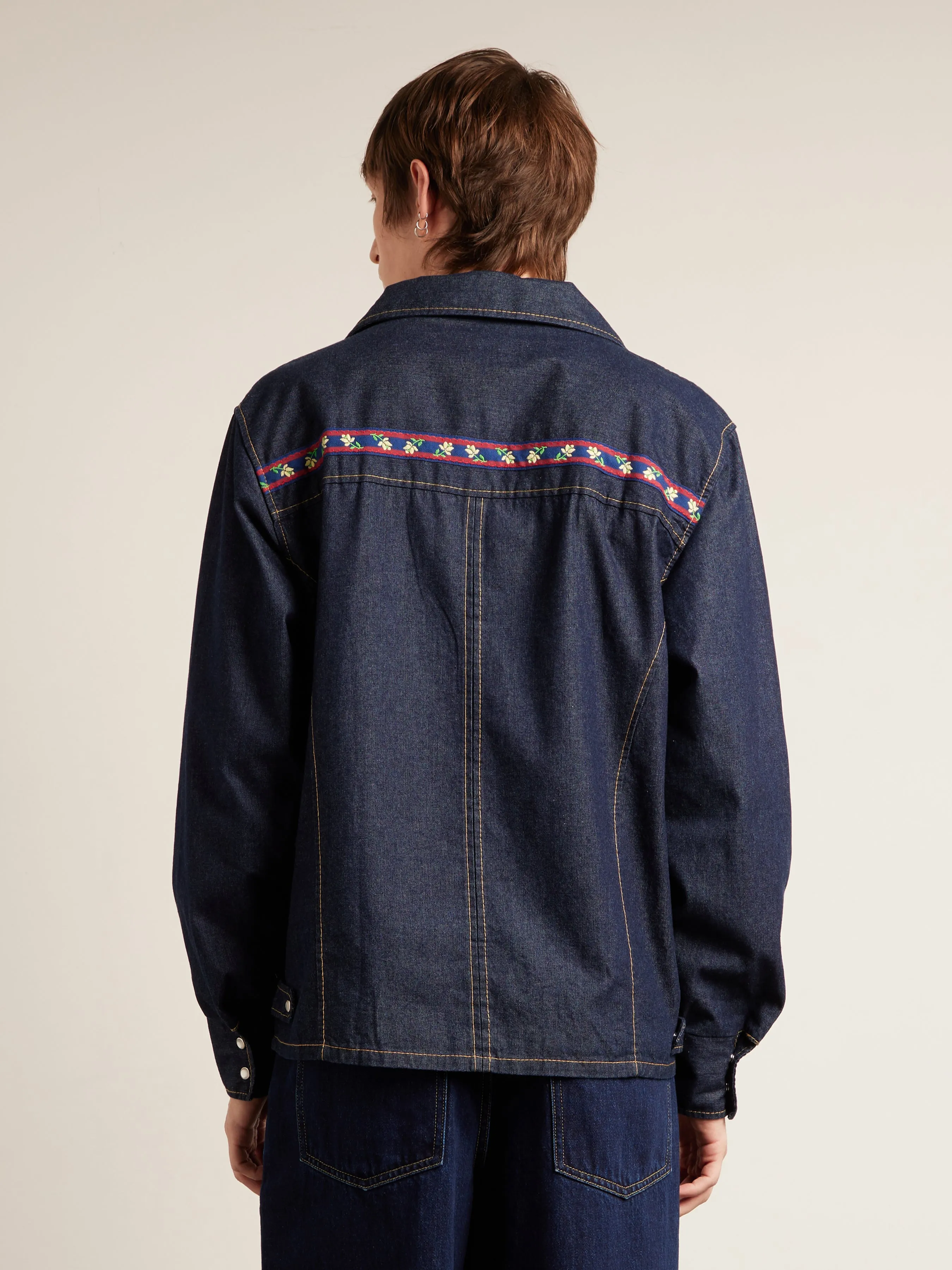 Isidro Archive Denim Shirt In Mid Denim sold by Farah product image thumbnail 3