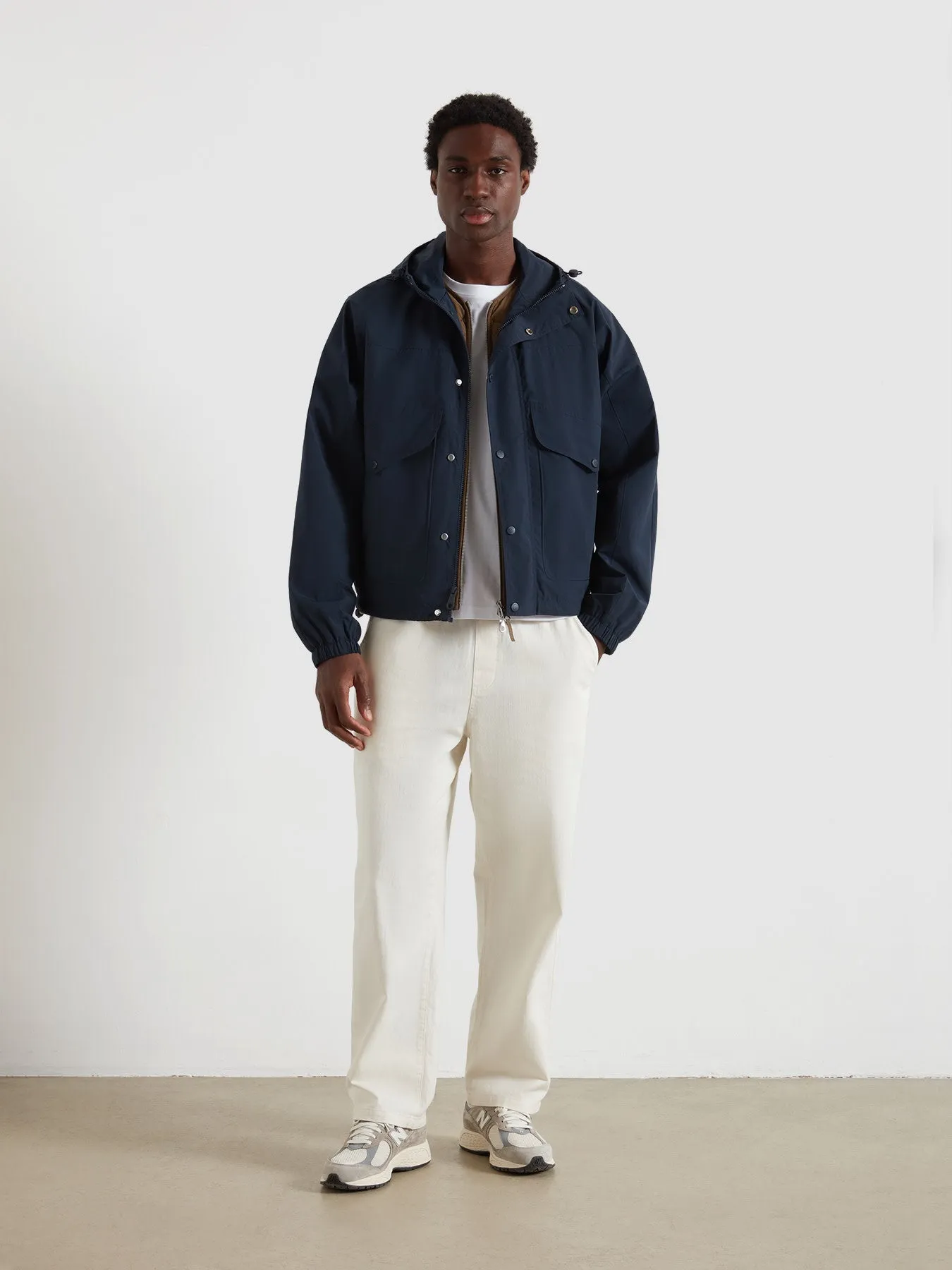 Shenley Hooded Jacket In True Navy sold by Farah product image thumbnail 2