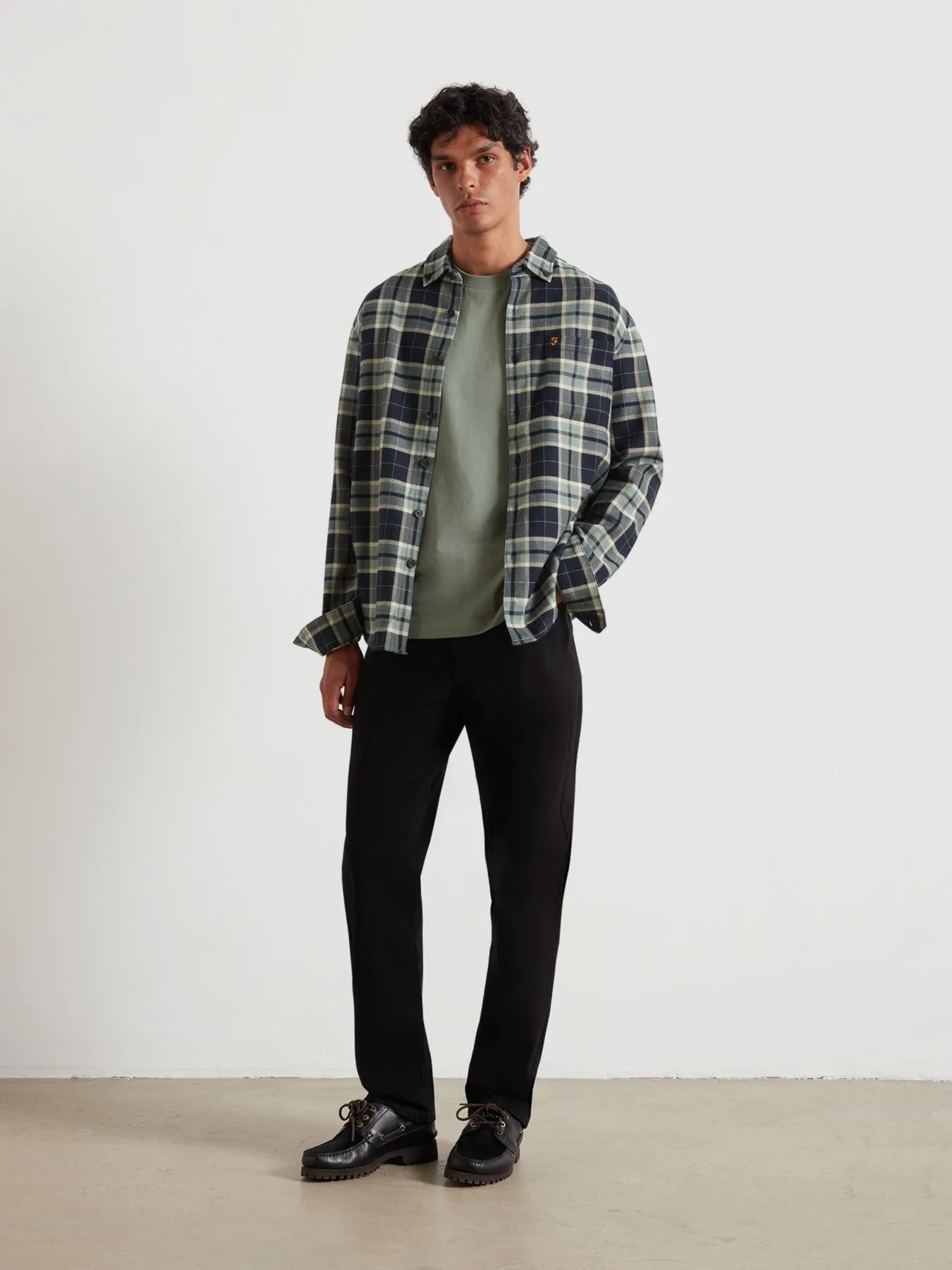 Norwood Regular Fit Jeans In Black sold by Farah