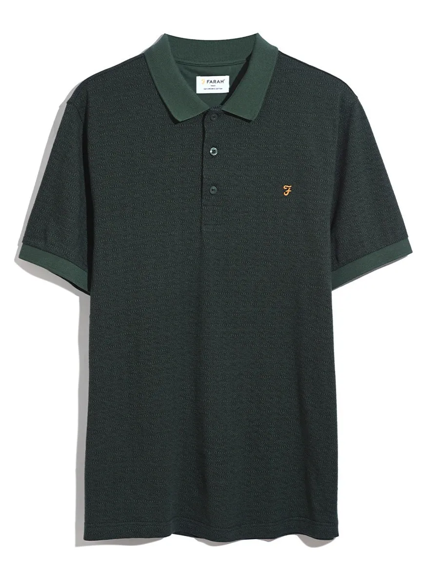 Sefton Jacquard Polo Shirt In Poplar Green sold by Farah product image thumbnail 5