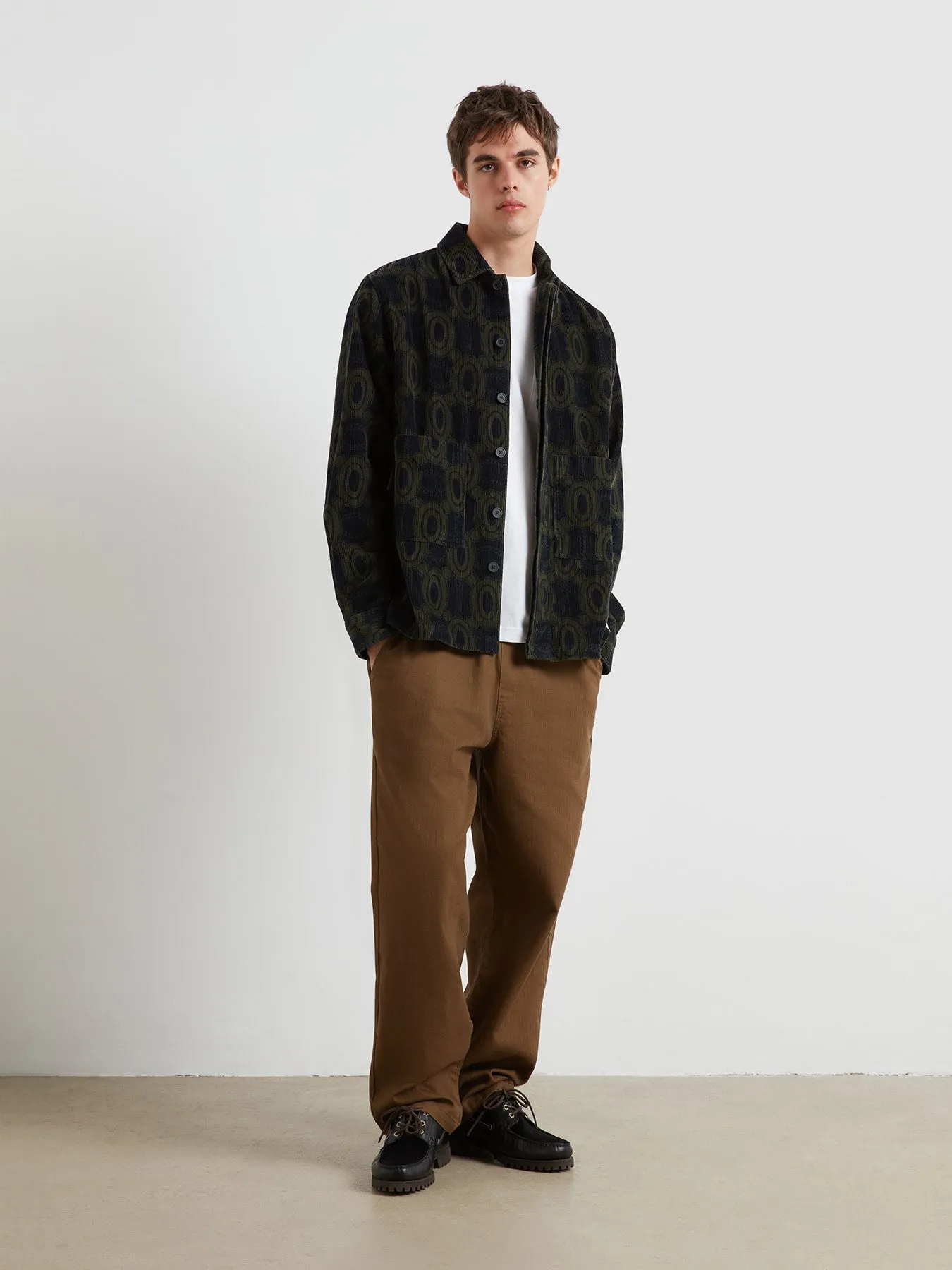 Stanley Cord Overshirt In True Navy sold by Farah product image thumbnail 2