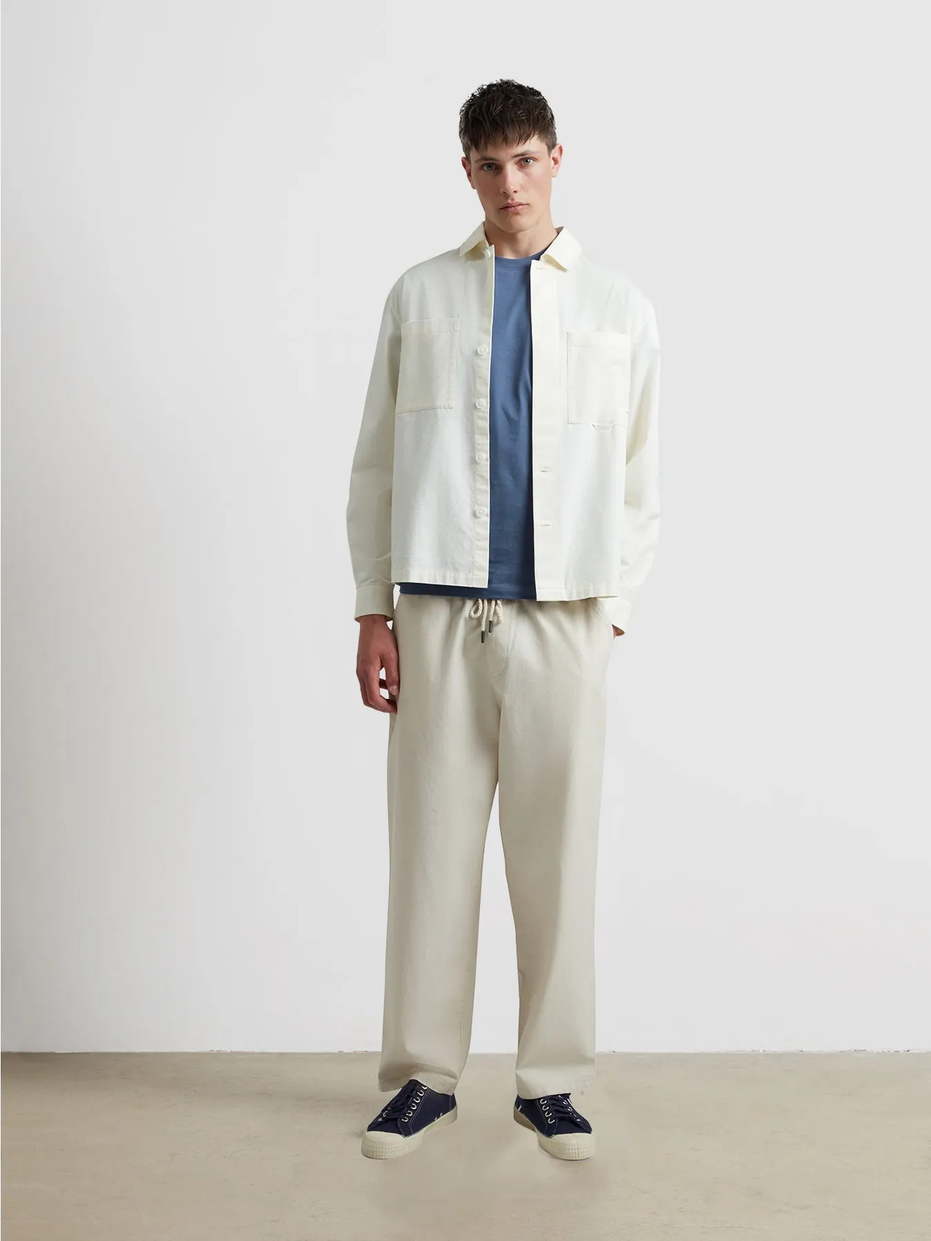 Danny Regular Fit Organic Cotton T-Shirt In River Bed sold by Farah product image thumbnail 2