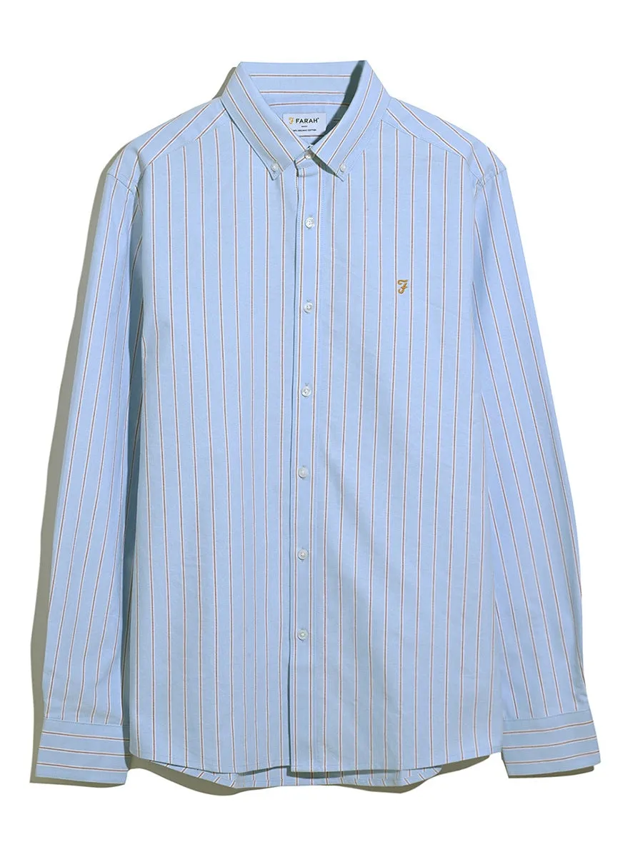 Timoney Striped Shirt In Sky Blue sold by Farah product image thumbnail 5