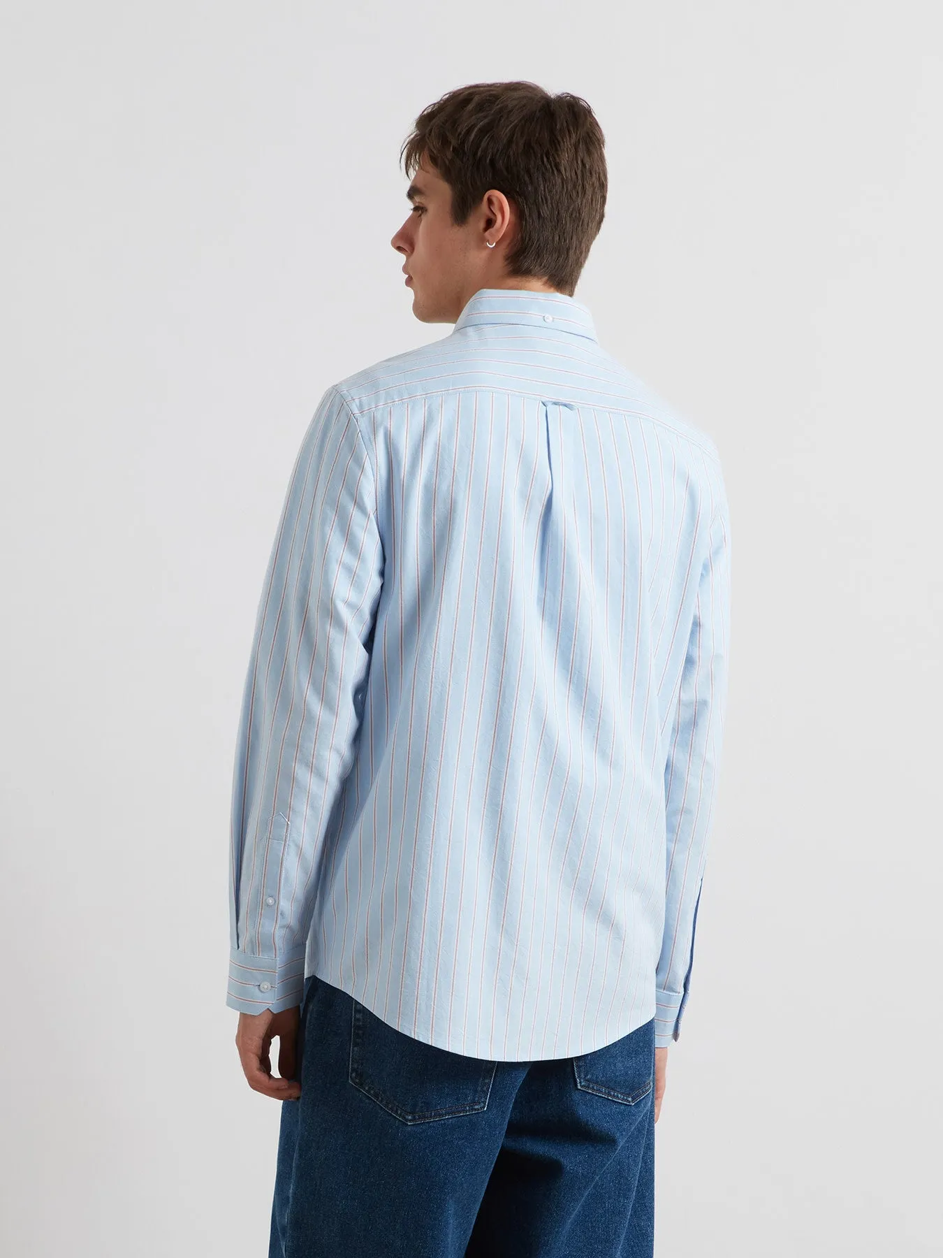 Timoney Striped Shirt In Sky Blue sold by Farah product image thumbnail 3