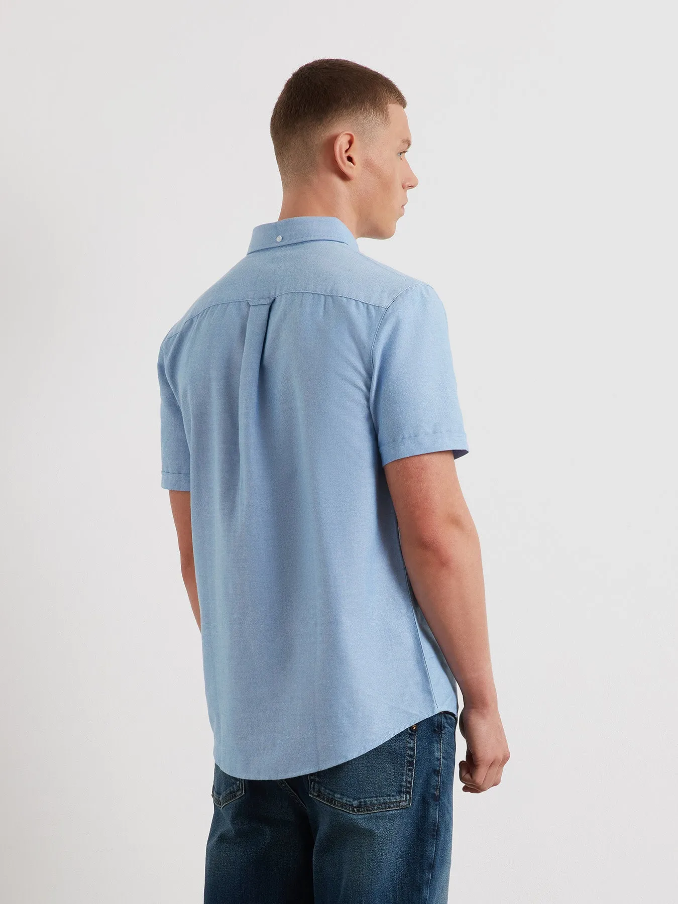 Boxworth Short Sleeve Shirt In Regatta Blue sold by Farah product image thumbnail 3