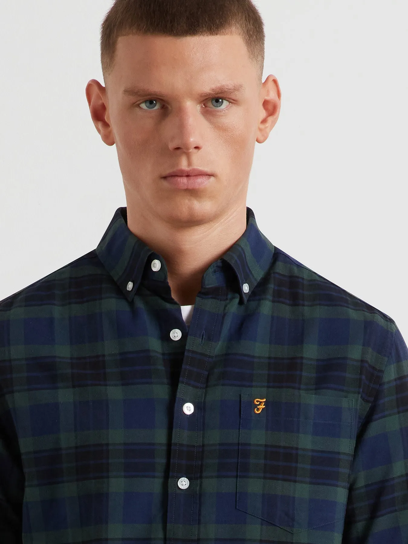 Kennett Check Shirt In Pine sold by Farah product image thumbnail 4