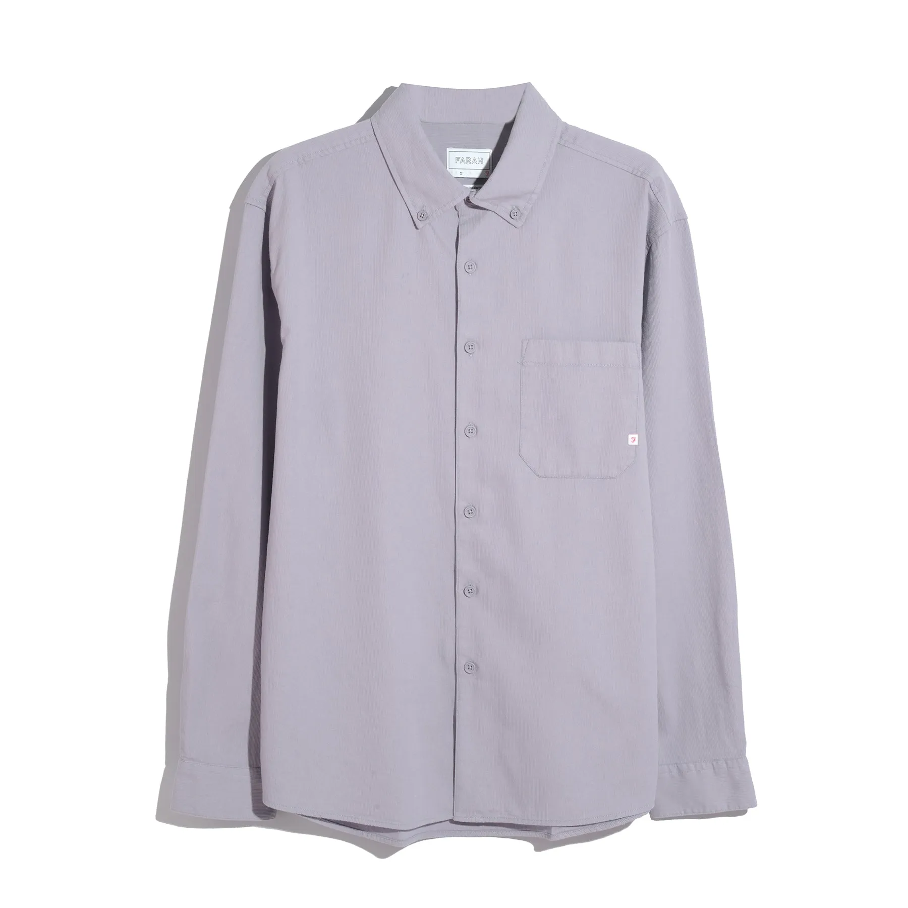 Netherton Bedford Cord Shirt In Dusky Lavender sold by Farah product image thumbnail 5