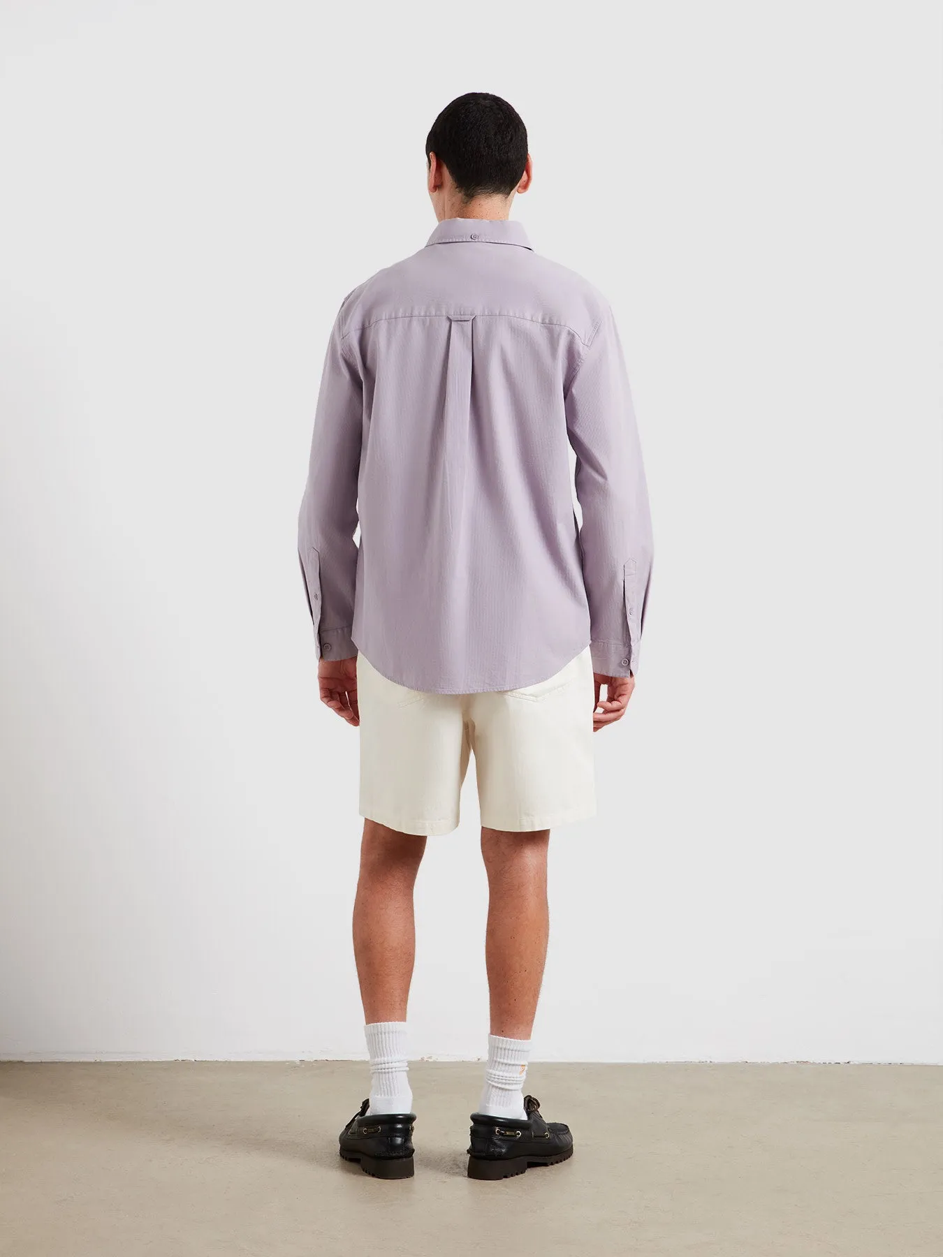Netherton Bedford Cord Shirt In Dusky Lavender sold by Farah product image thumbnail 4