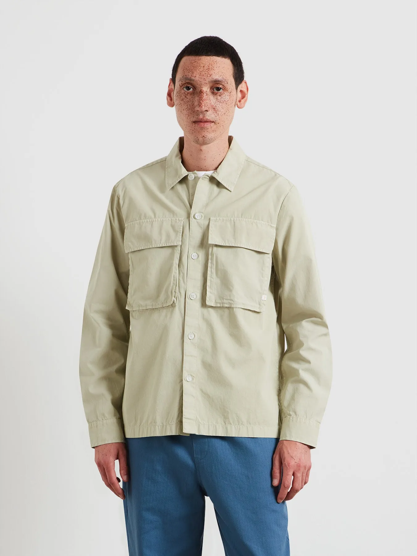 Ralph Overshirt In Green Shade sold by Farah product image thumbnail 2