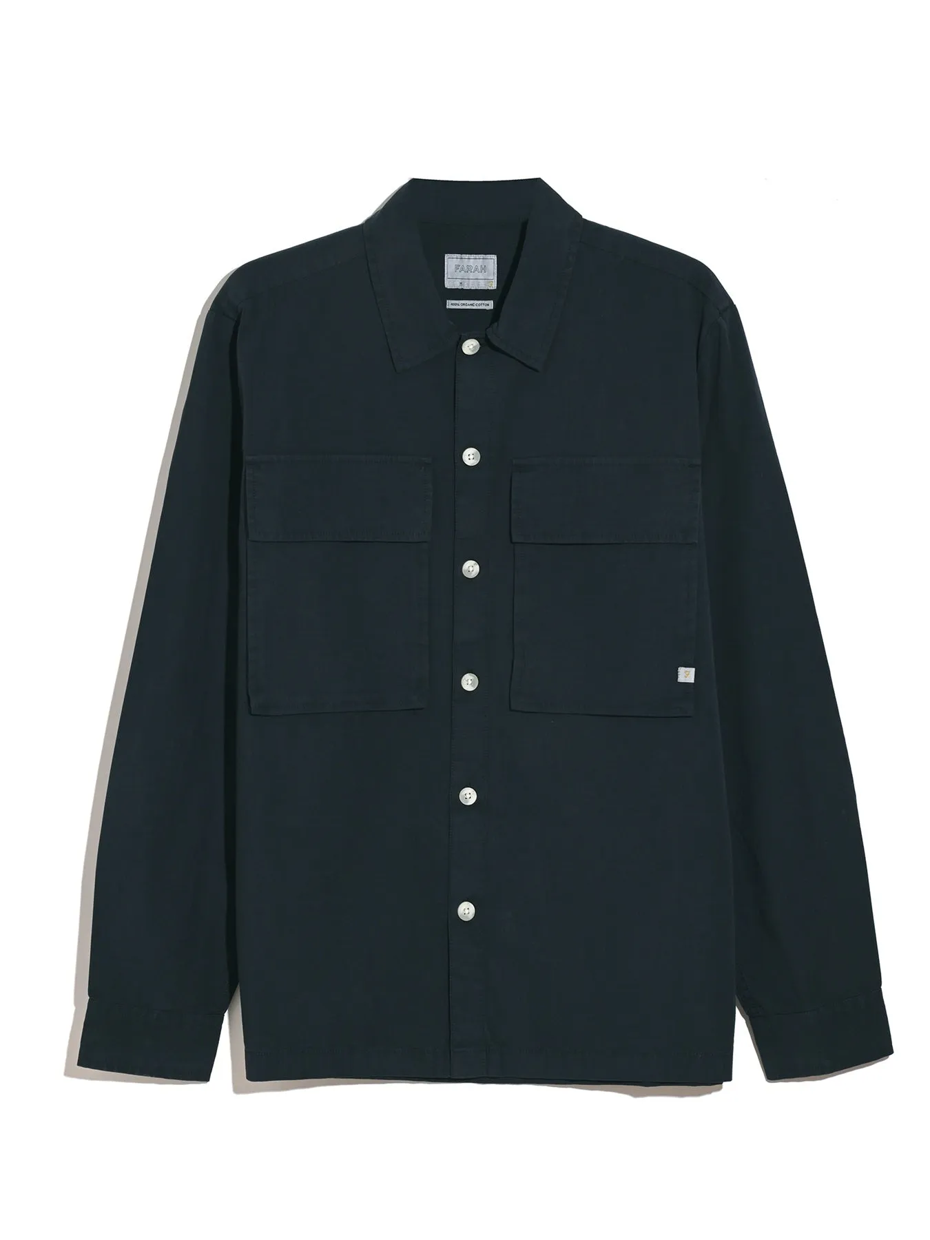 Ralph Overshirt In True Navy sold by Farah product image thumbnail 5