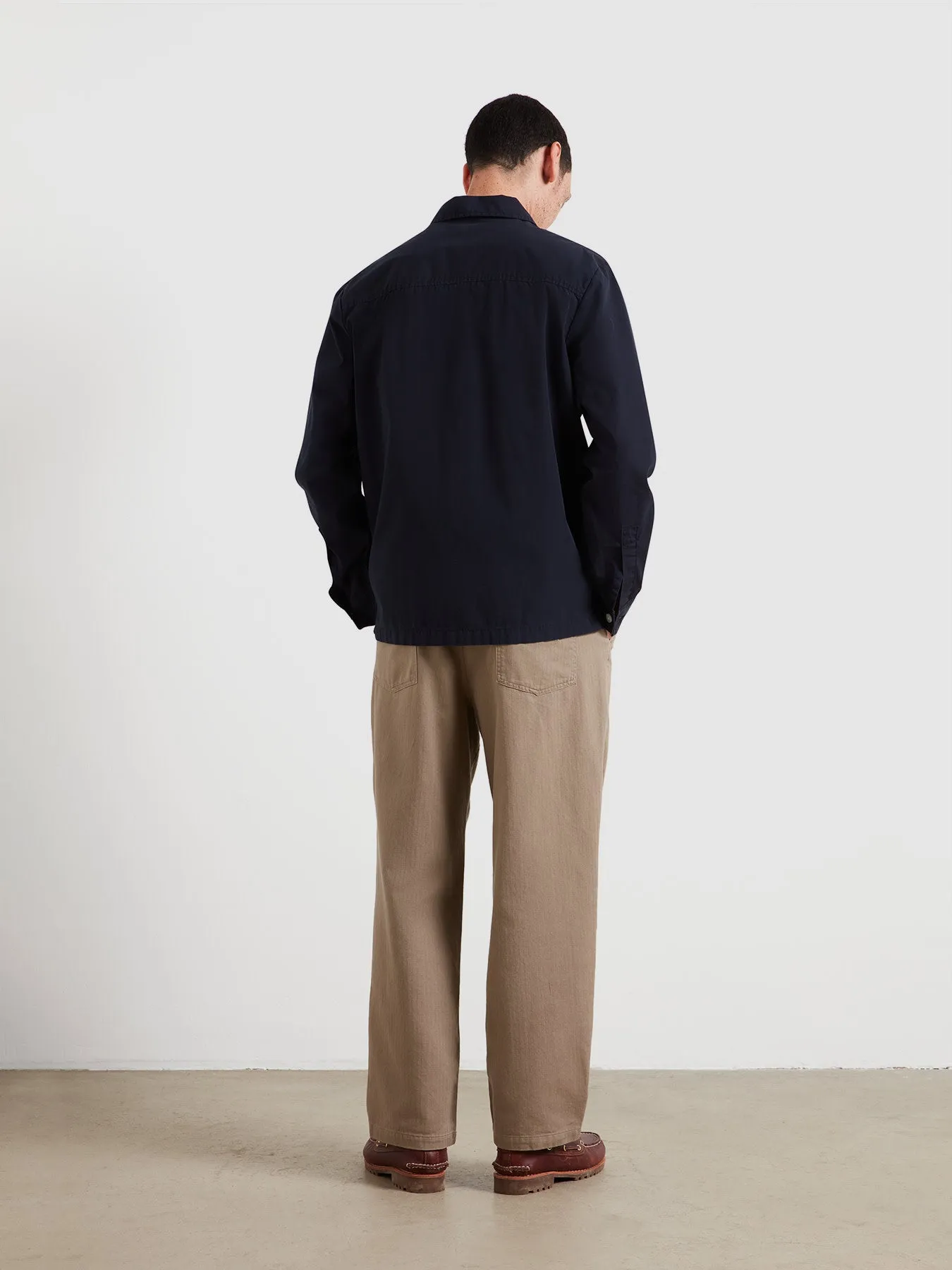 Ralph Overshirt In True Navy sold by Farah product image thumbnail 4
